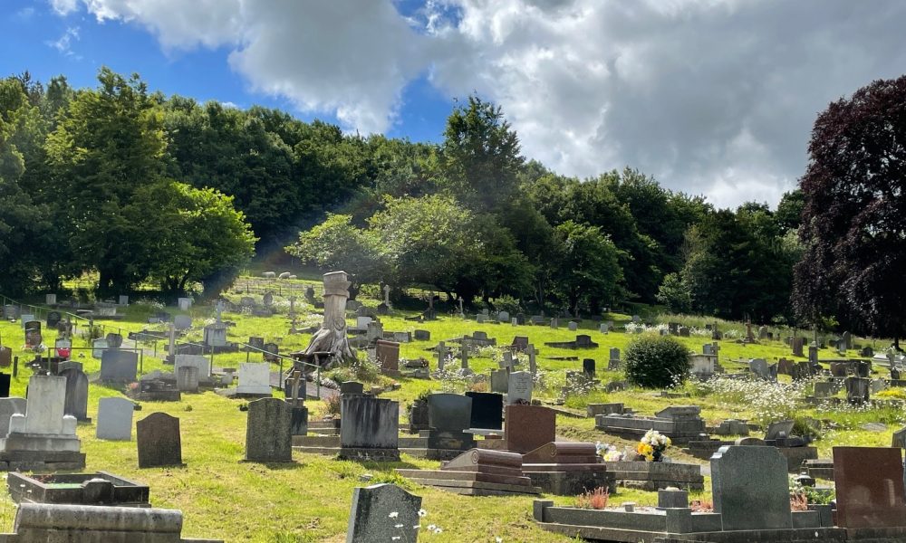 A picture of Glastonbury Cemetery