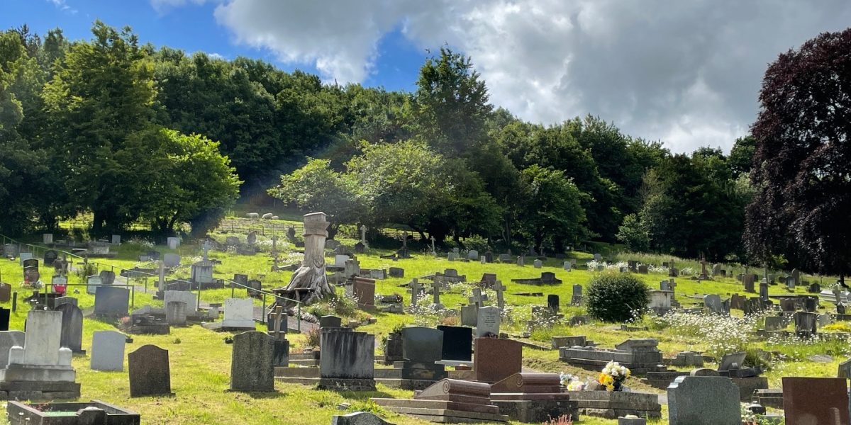 A picture of Glastonbury Cemetery